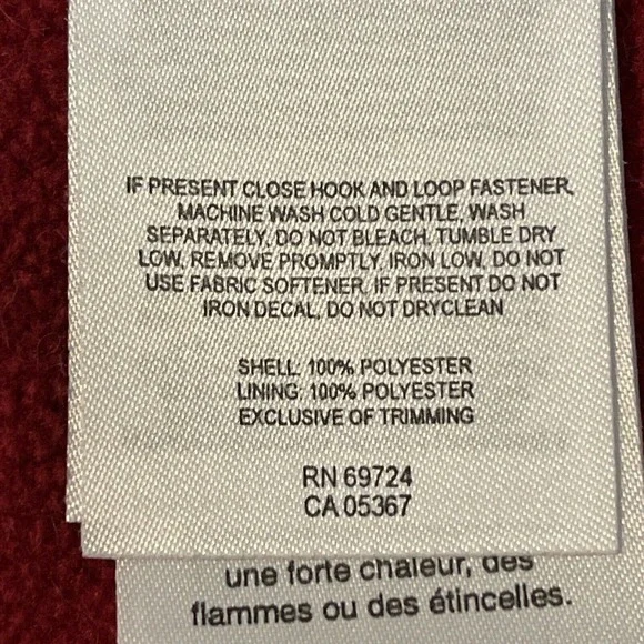 Columbia Misses S Polyester Jacket Red - Picture 5 of 5